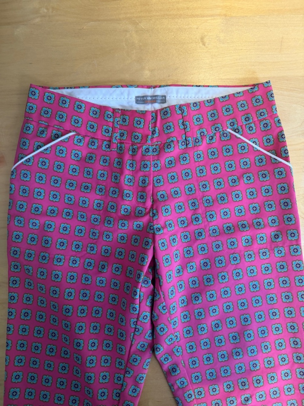 Peter Millar Pink Floral Medallion Golf Pants